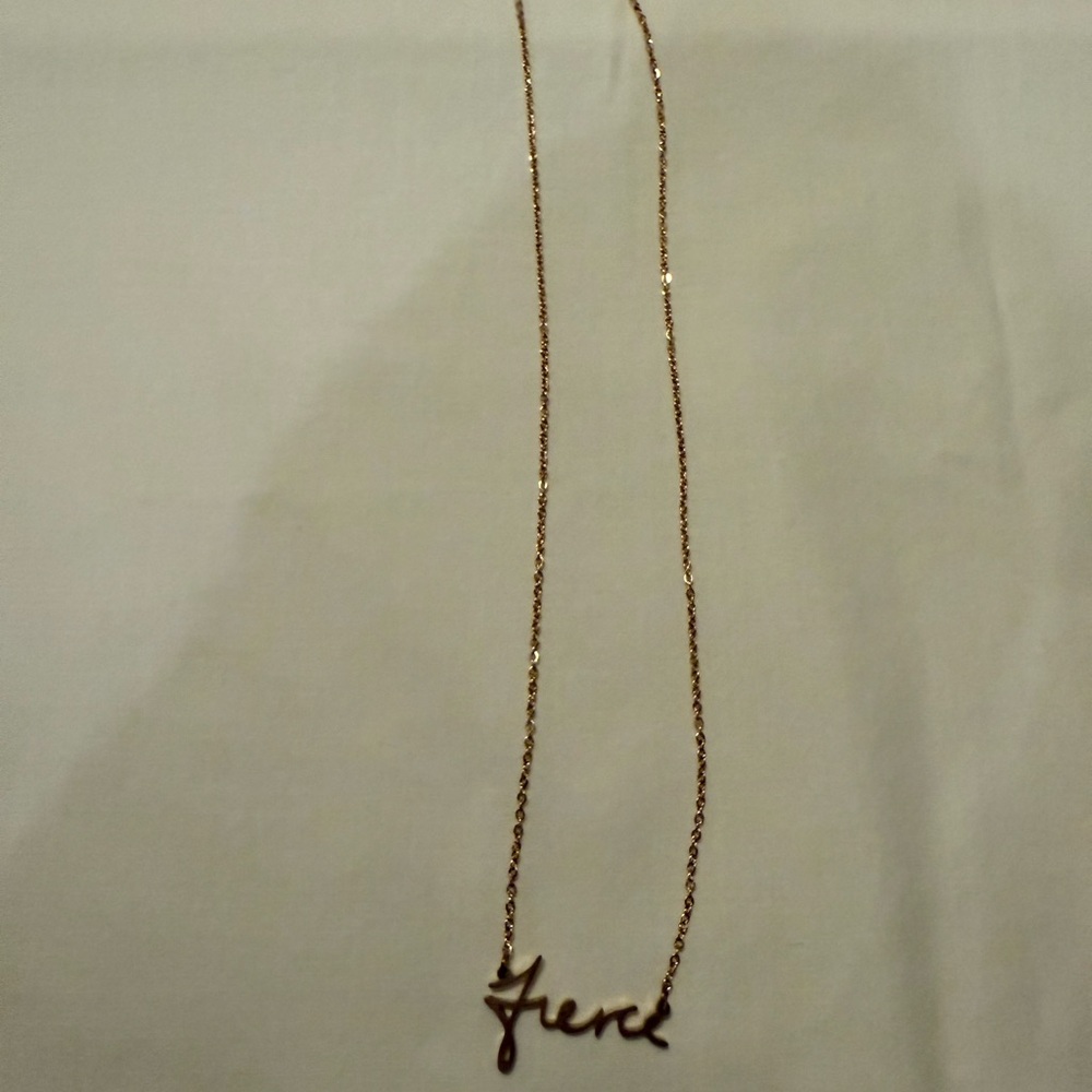 Elegant Gold 'Fierce' Necklace